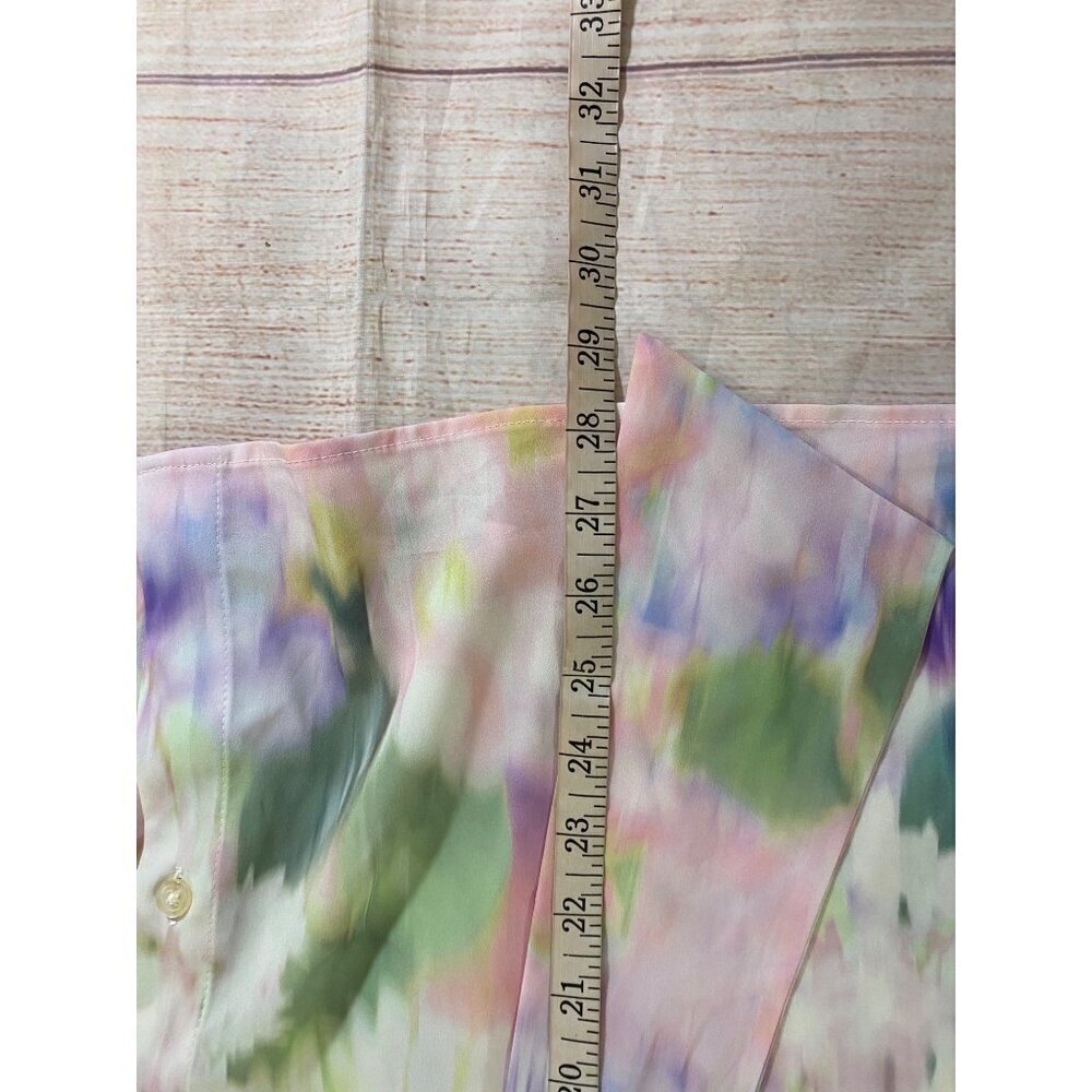 NWT Eloquii Women's Plus Size Printed High Neck Blouse - 24 - Picture 7 of 13